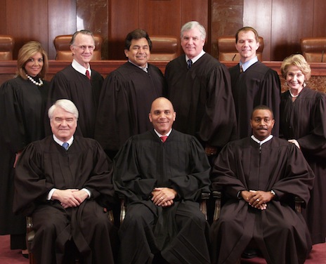 Supreme Court of Texas - June 2010 The new membership of the Texas Supreme Court